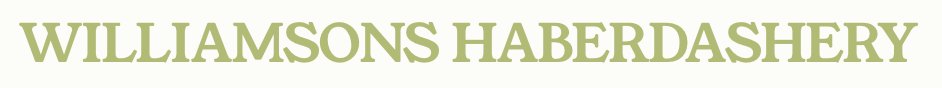 Williamsons Haberdashery logo